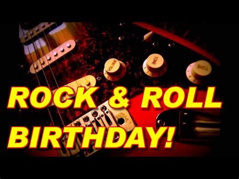 happy birthday rock version